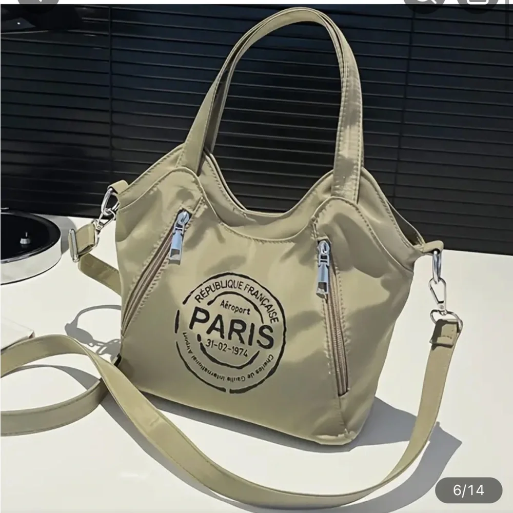 NEW Paris Cosmetic Tote - Pink, black and tan
